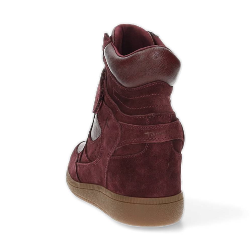 burgundy sneaker