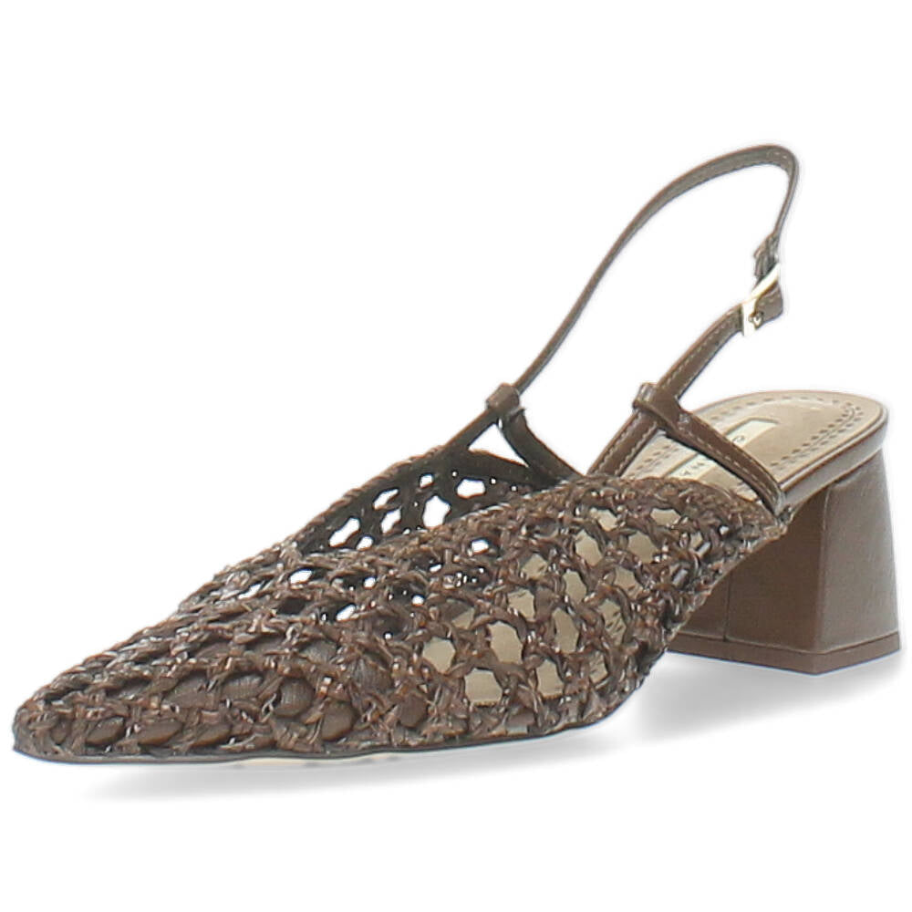 bruine slingback