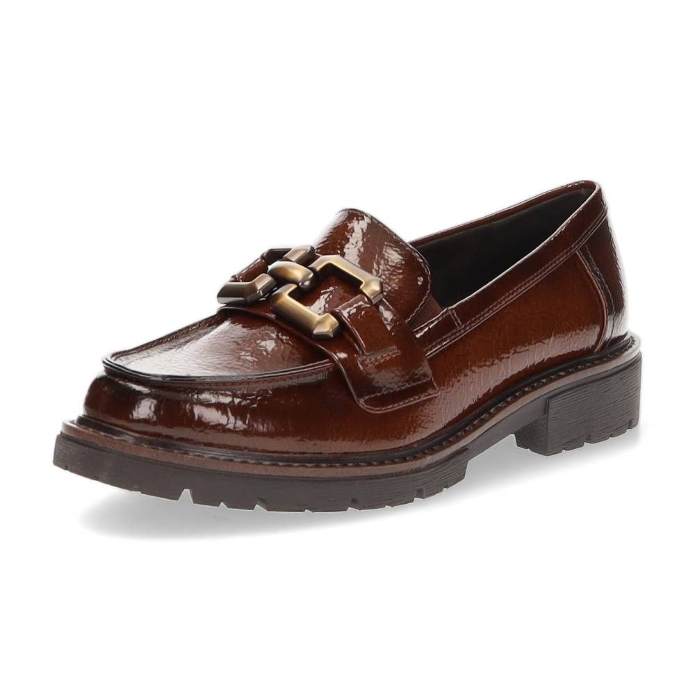 cognac mocassin