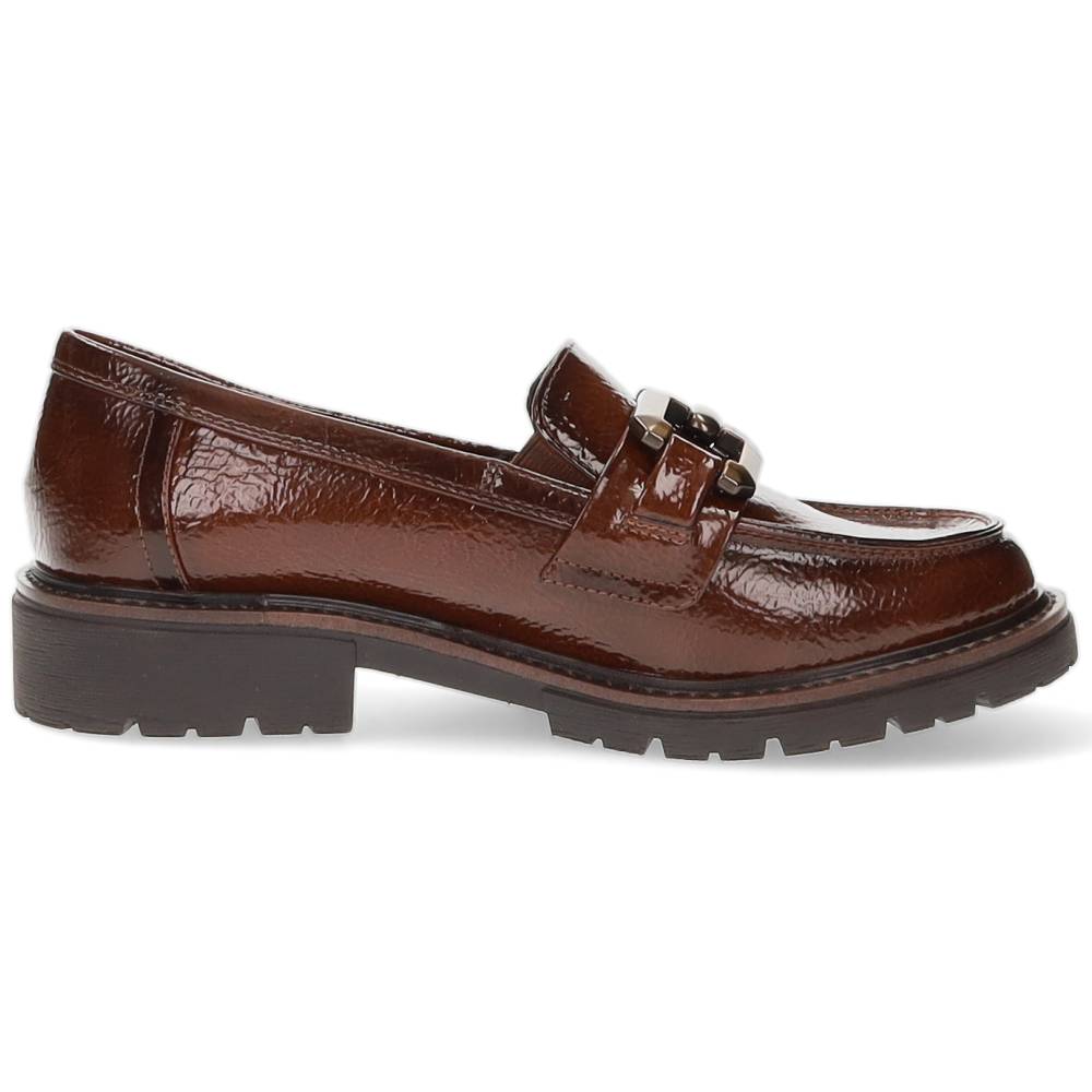 cognac mocassin