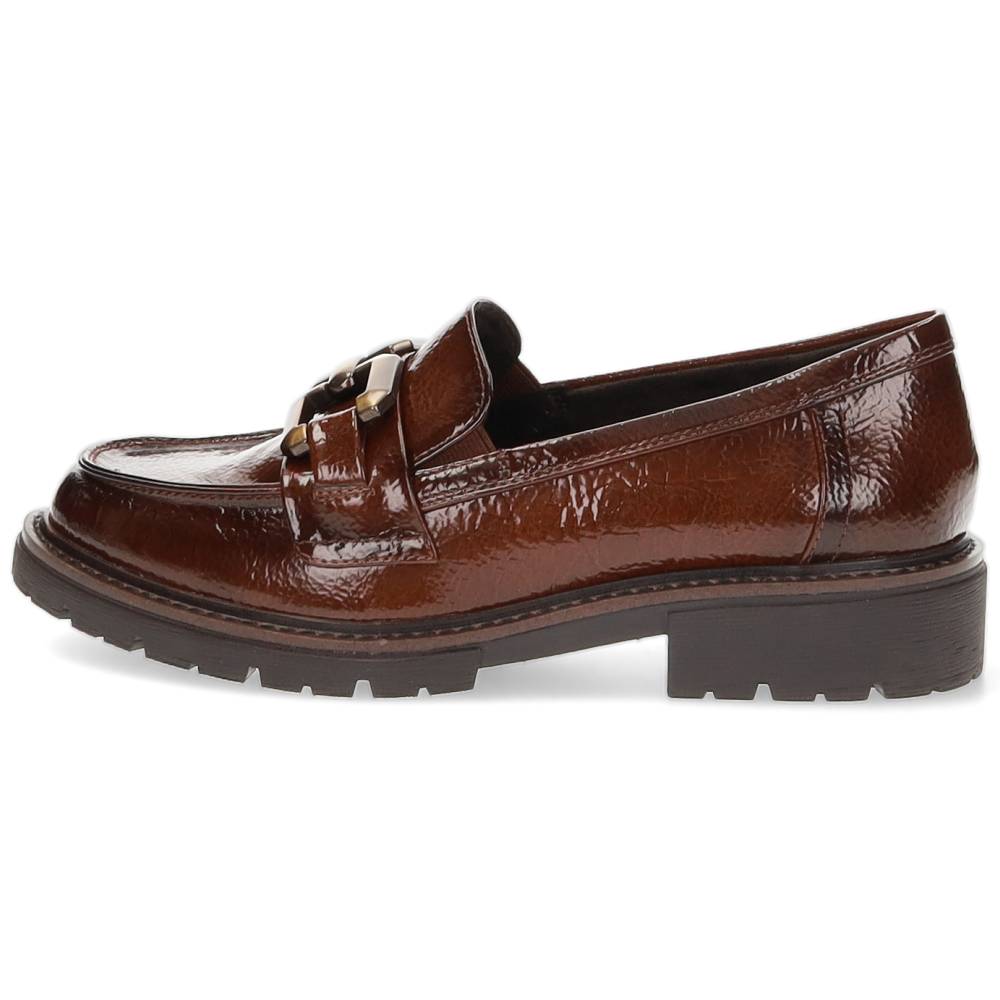 cognac mocassin