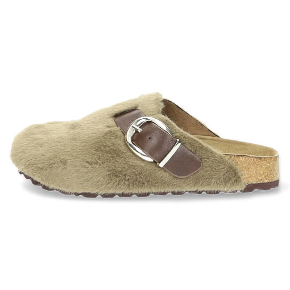 taupe pantoffel