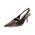 bruine slingback