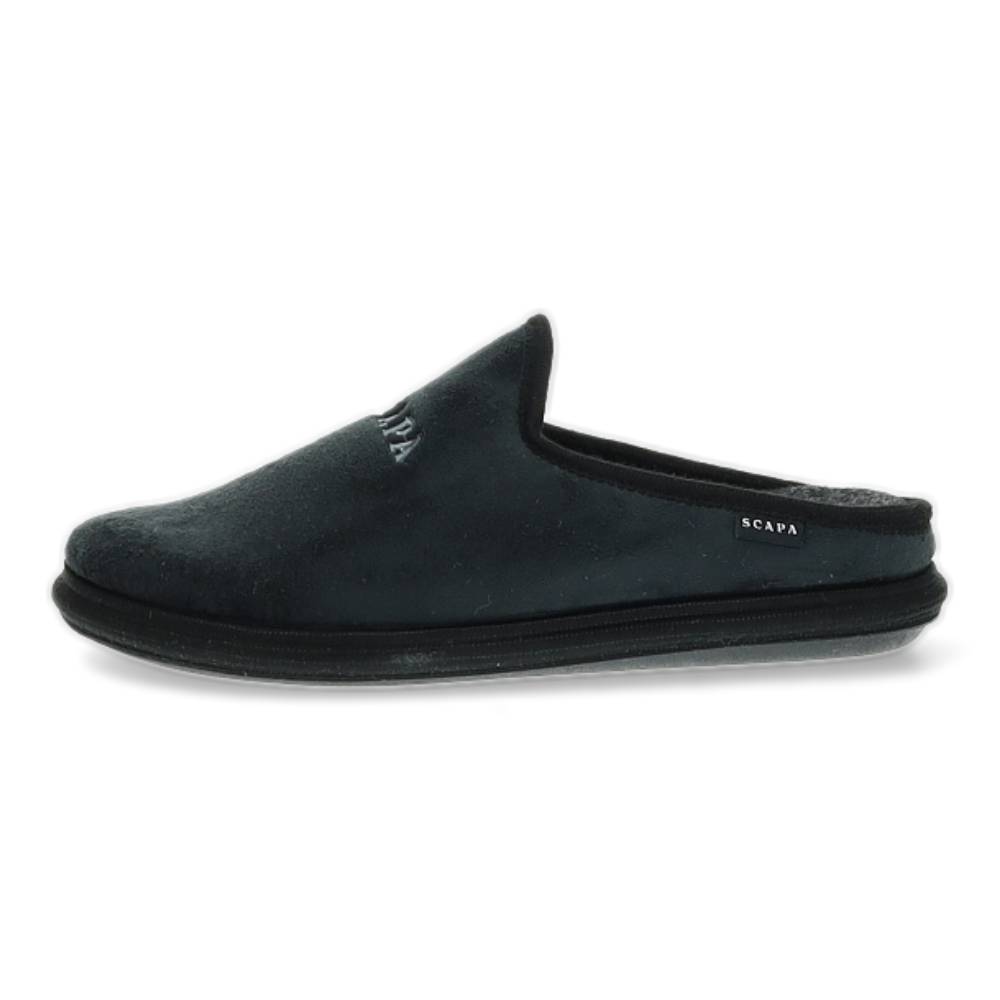 zwarte pantoffel