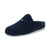 donkerblauwe pantoffel