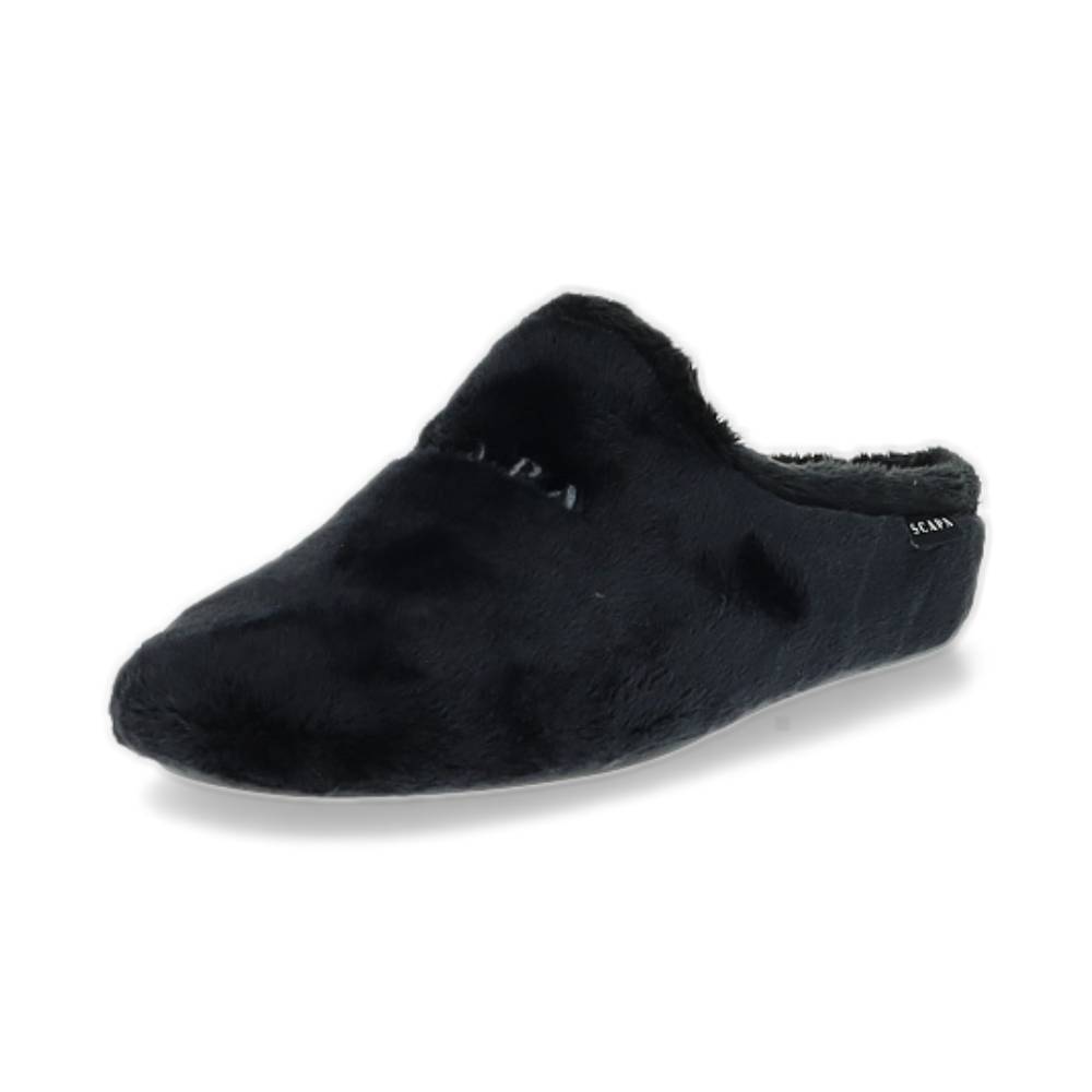 zwarte pantoffel