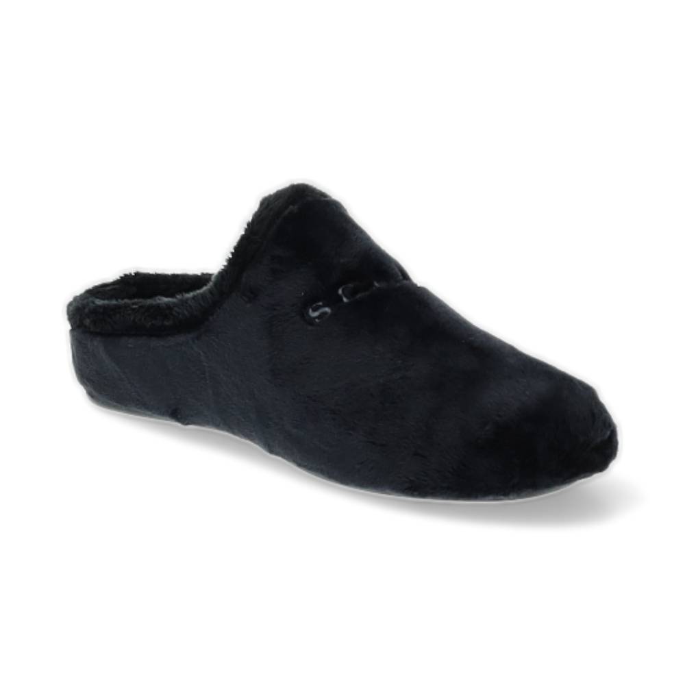 zwarte pantoffel