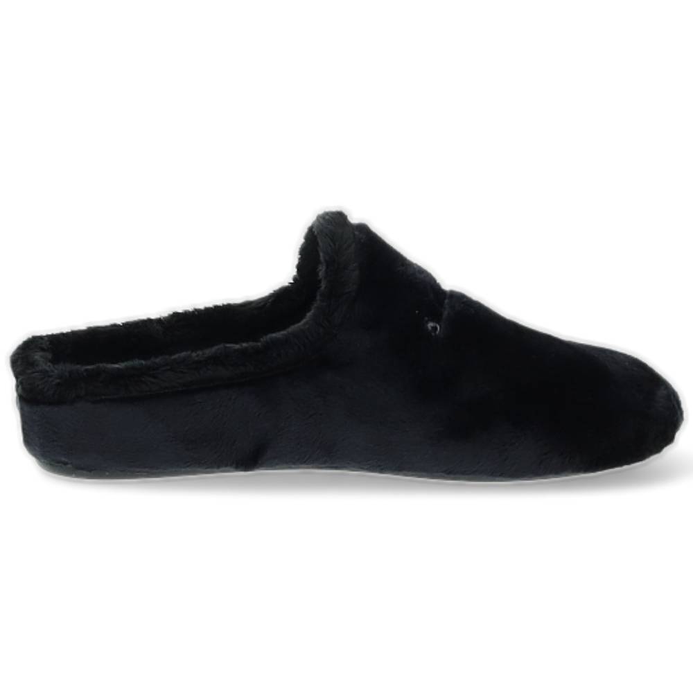 zwarte pantoffel
