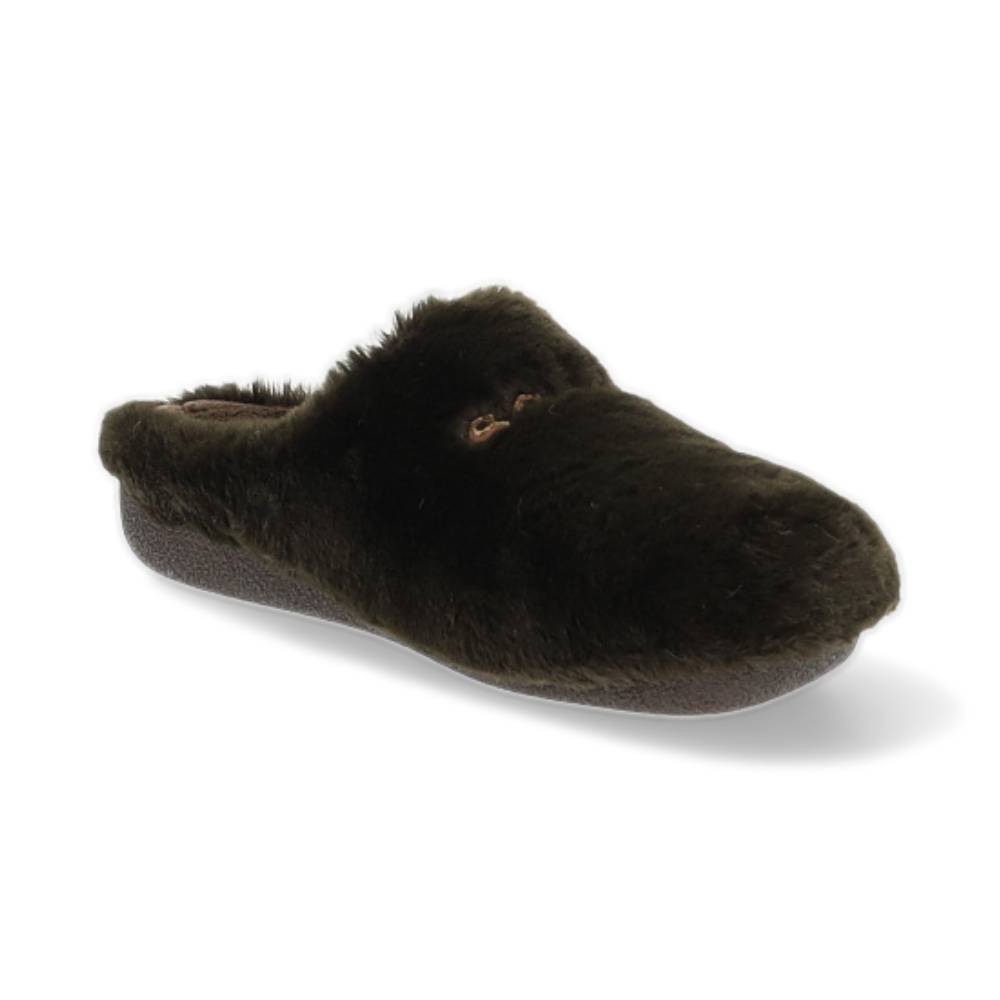 bruine pantoffel