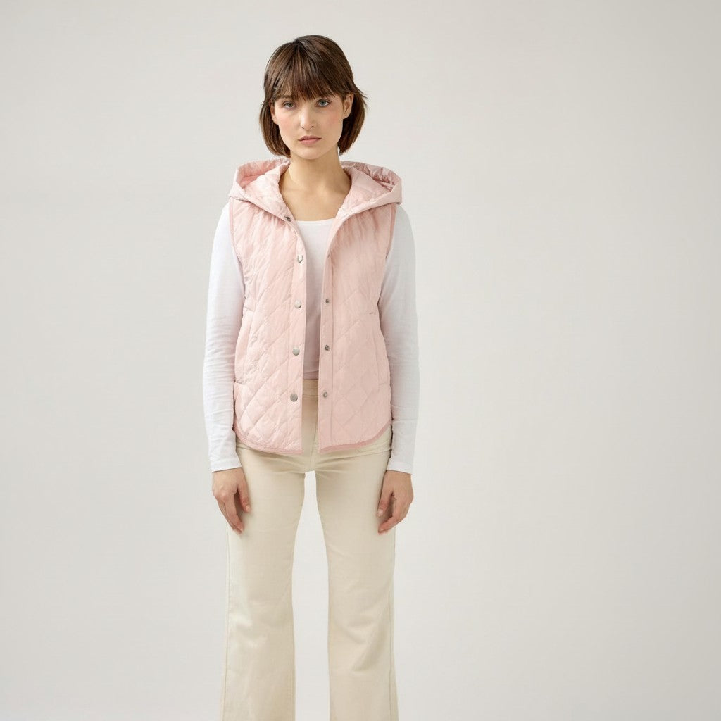 roze bodywarmer