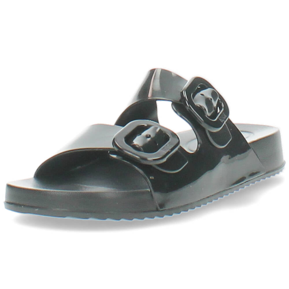 Womens Winter Sneeuwlaarzen Dames Bont Gevoerd Warm Enkellaarsjes Platte Wandelen Slip Op Rits Schoenen Outdoor, Zwart, 38 EU