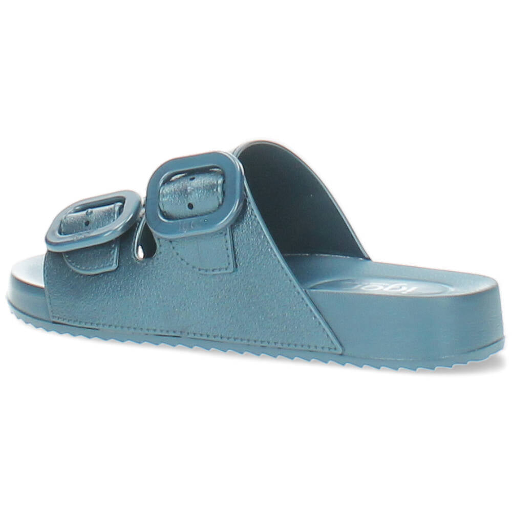 blauwe slipper