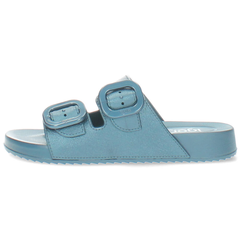 blauwe slipper