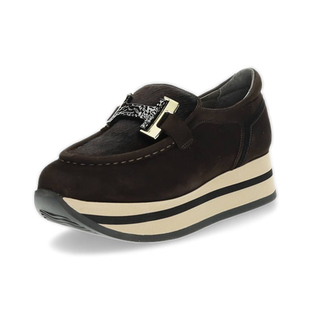 bruine mocassin