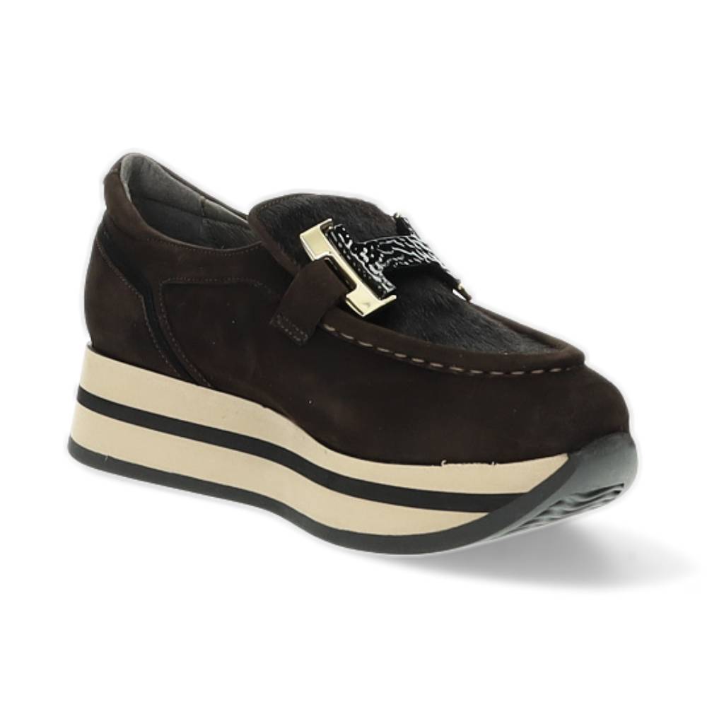 bruine mocassin