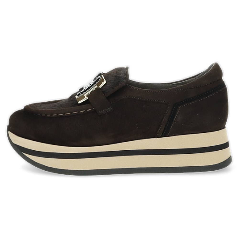 bruine mocassin