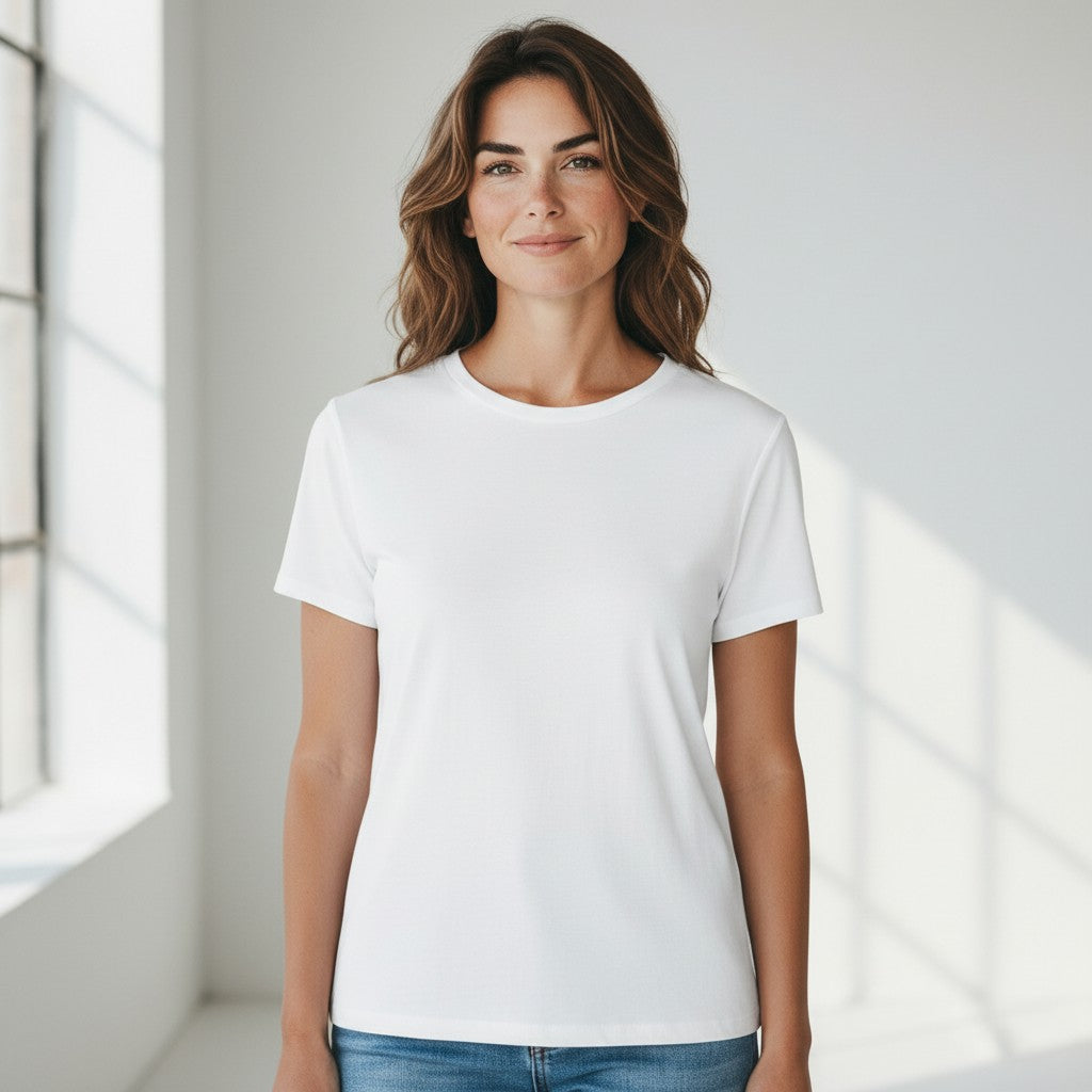 witte t-shirt