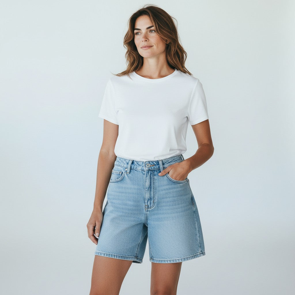 blauw short