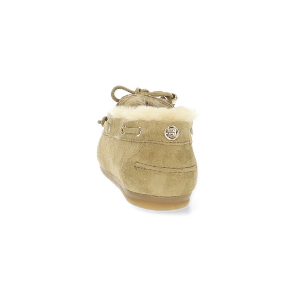 beige bootschoen
