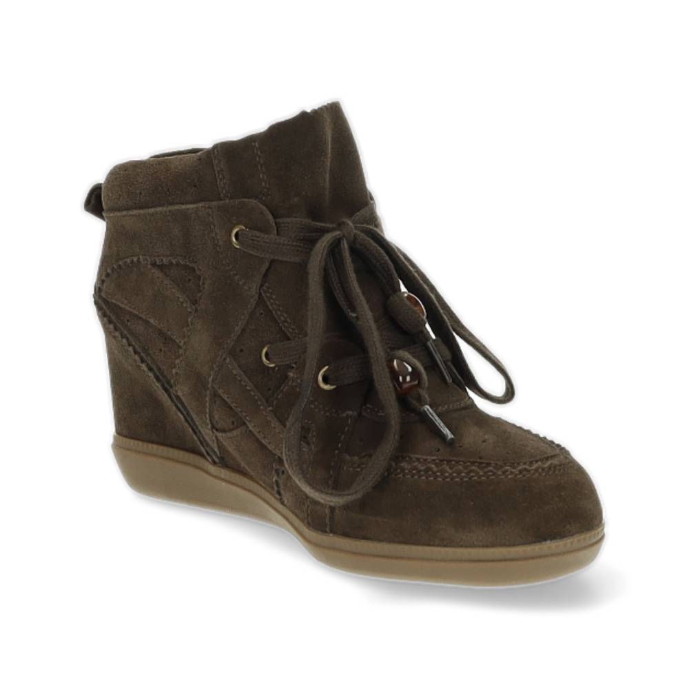 donkerbruine sneaker
