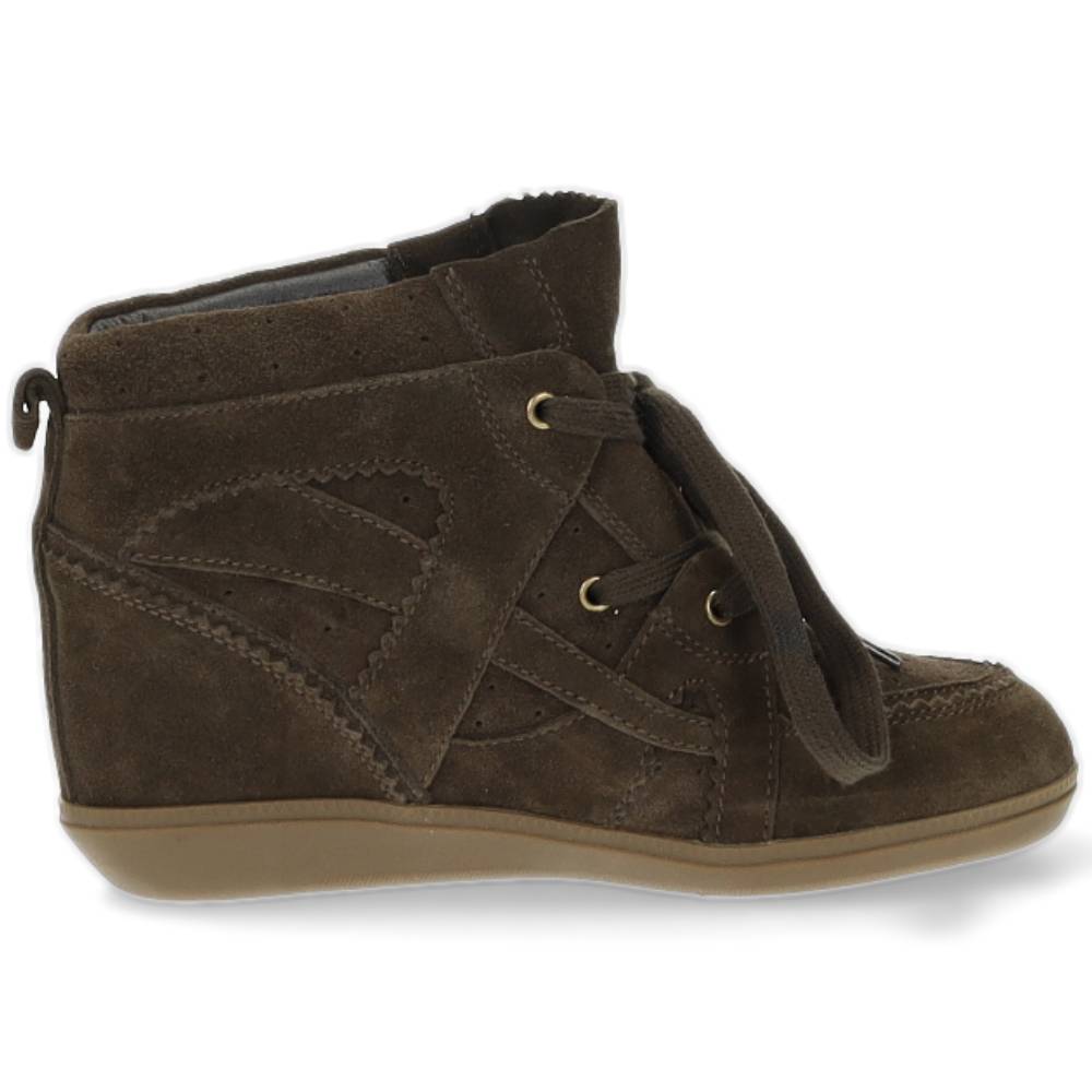 donkerbruine sneaker