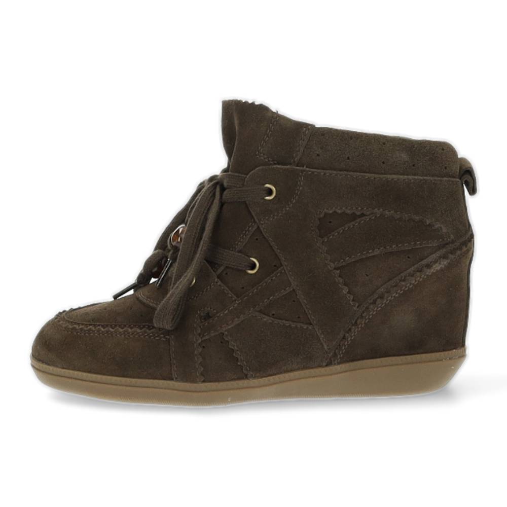 donkerbruine sneaker