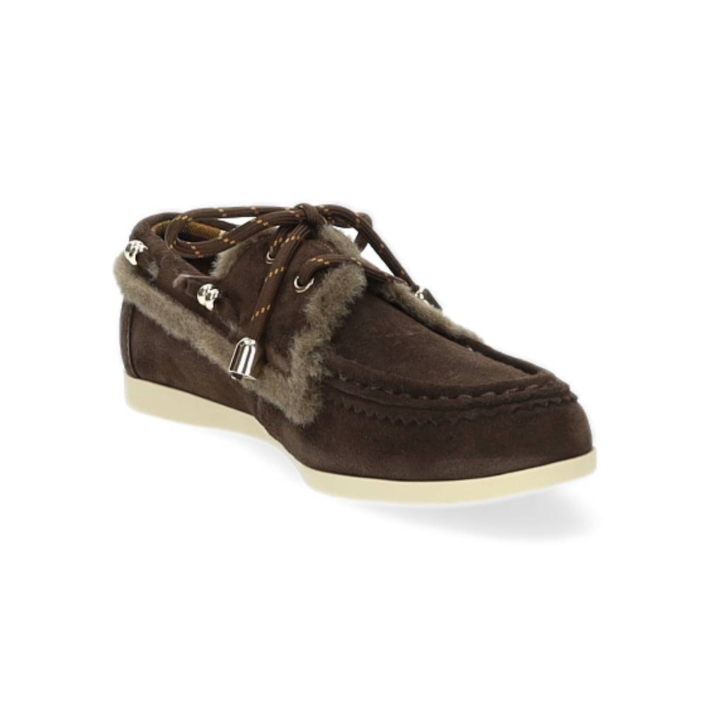 bruine bootschoen