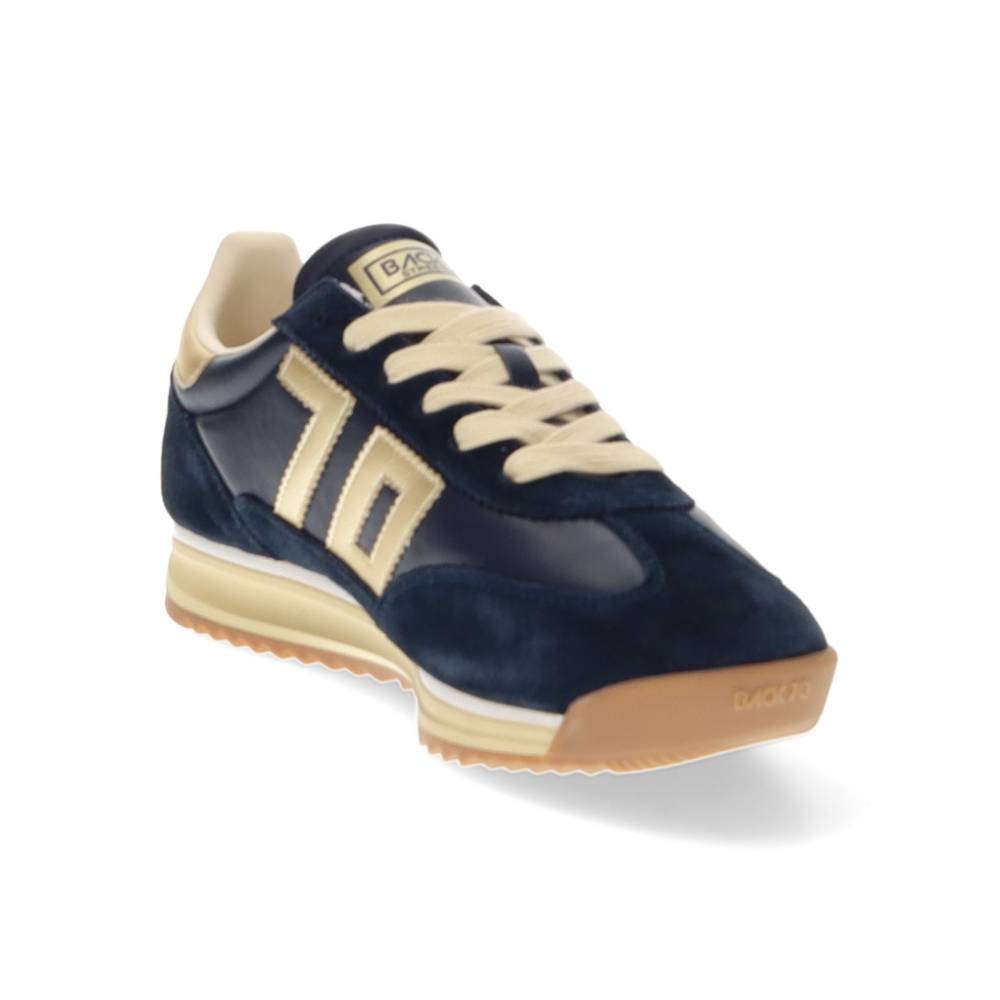 blauwe sneaker