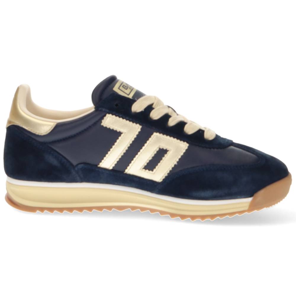 blauwe sneaker