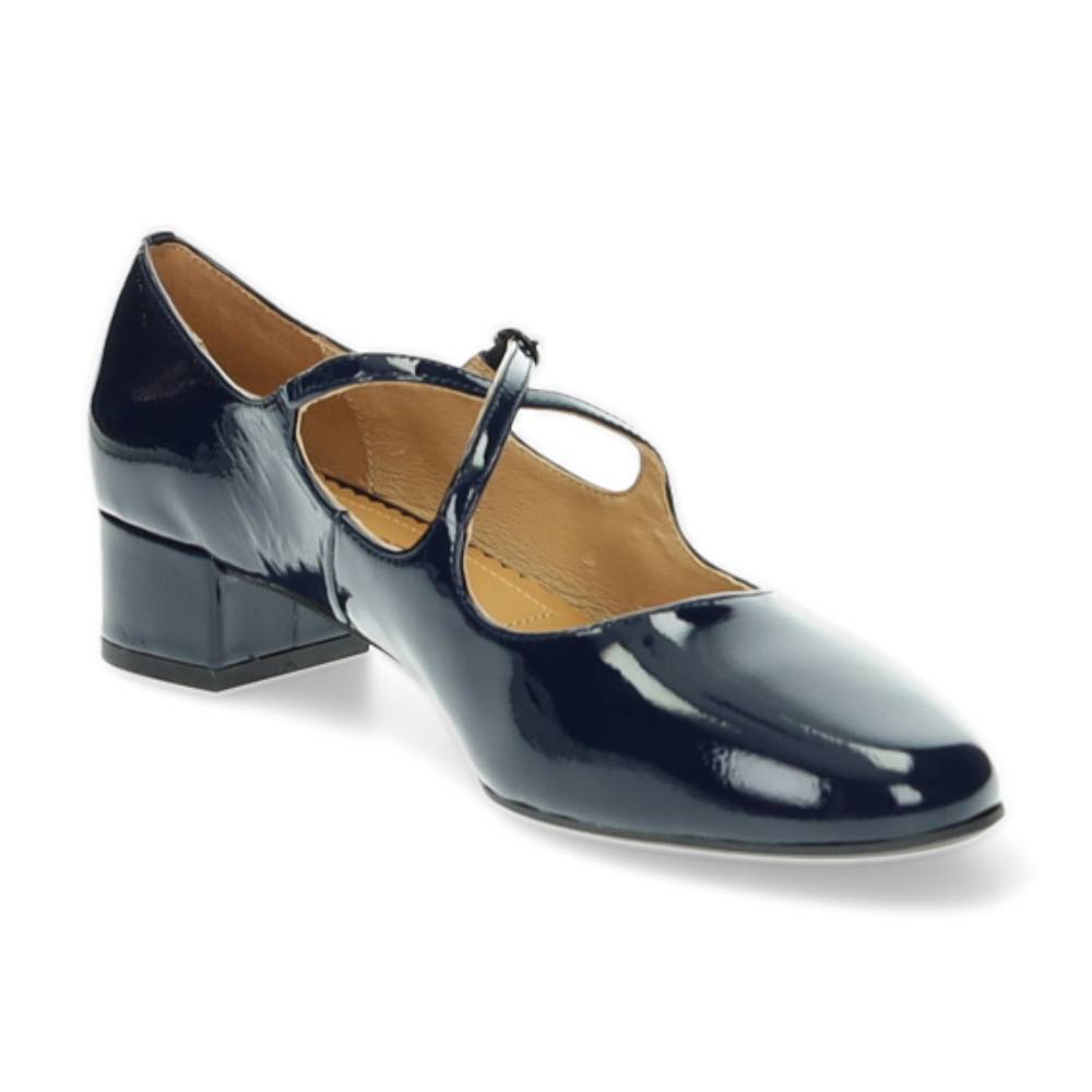 blauwe pump