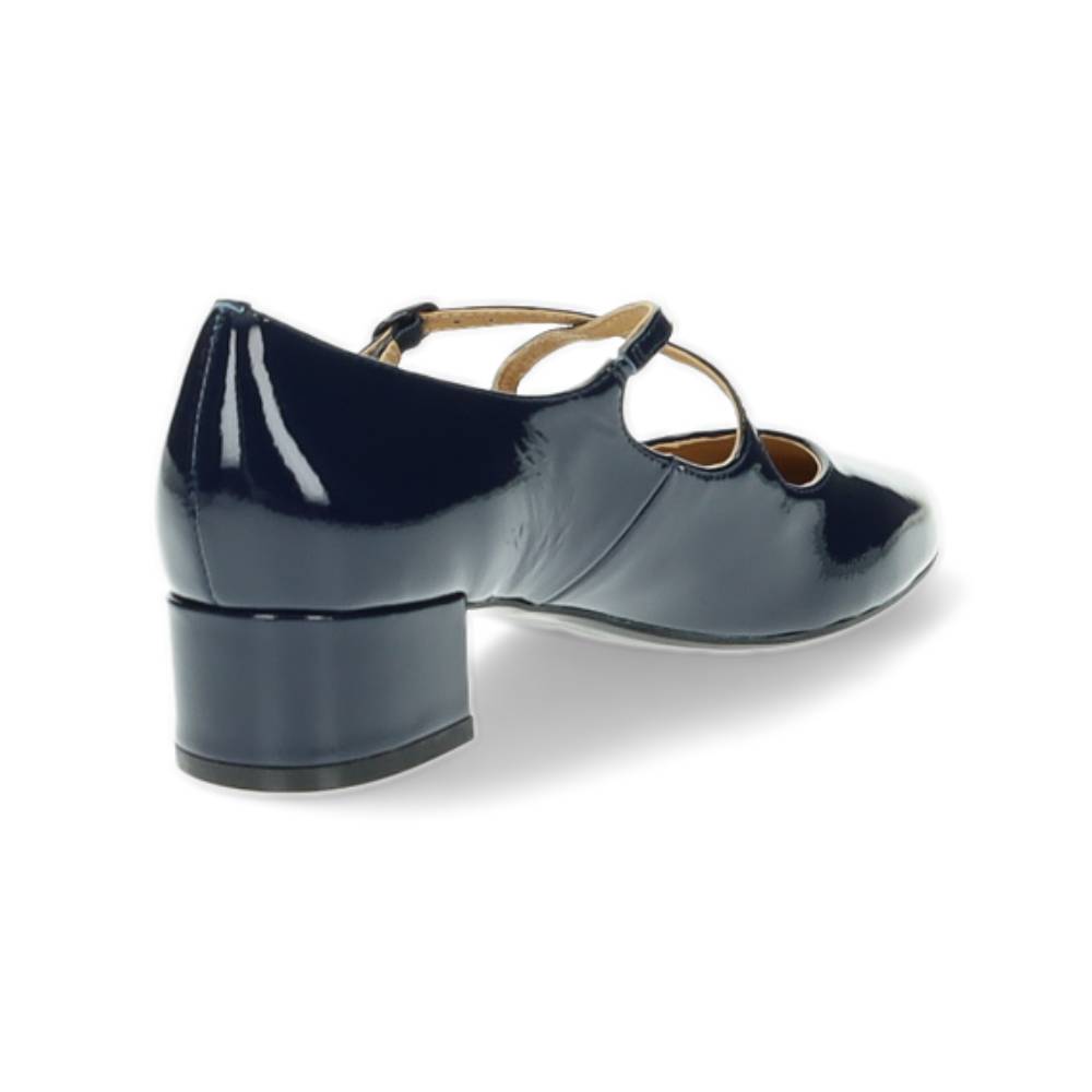 blauwe pump
