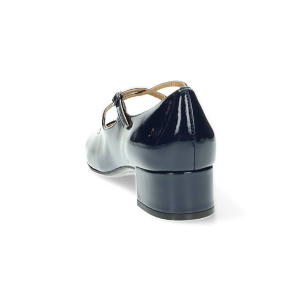 blauwe pump