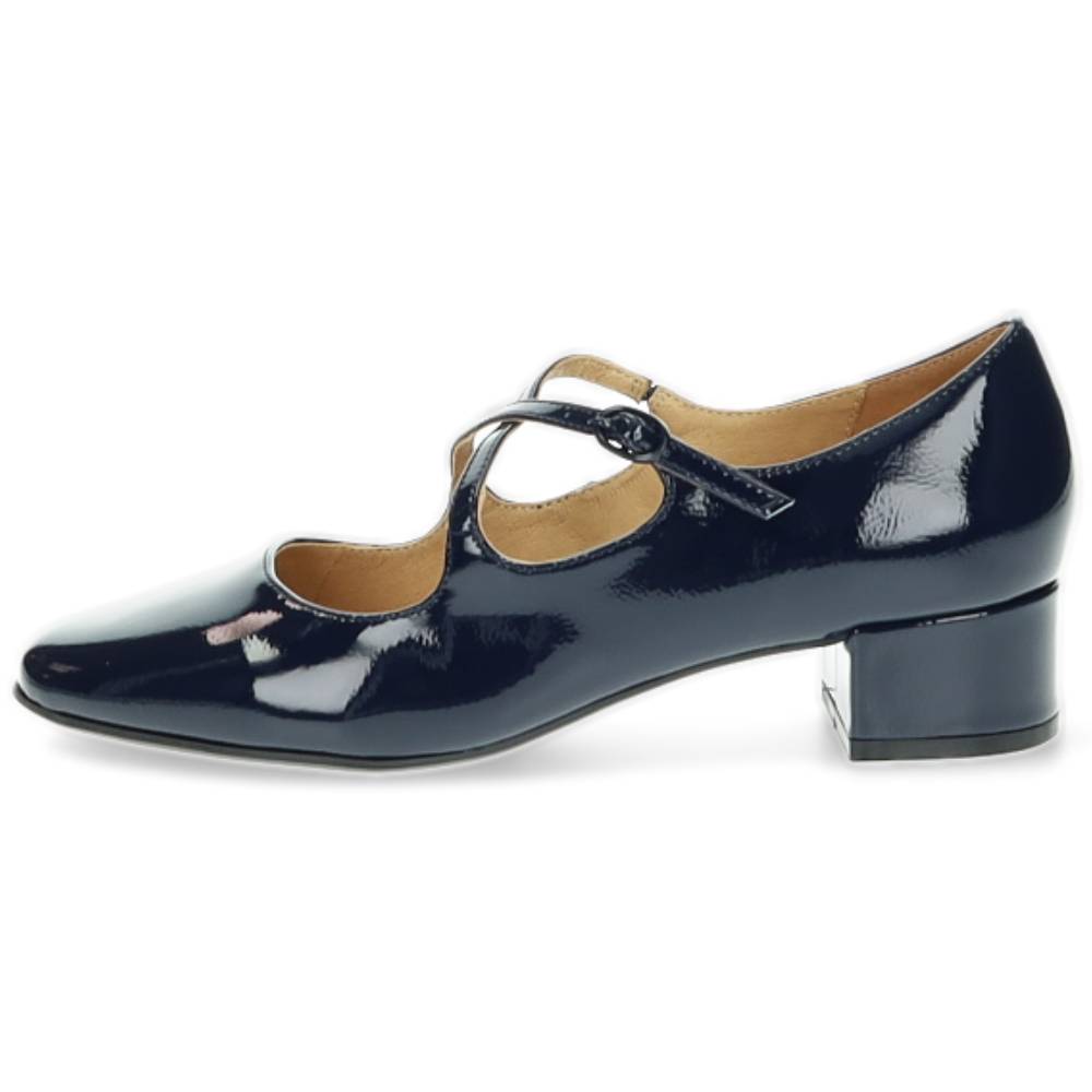 blauwe pump
