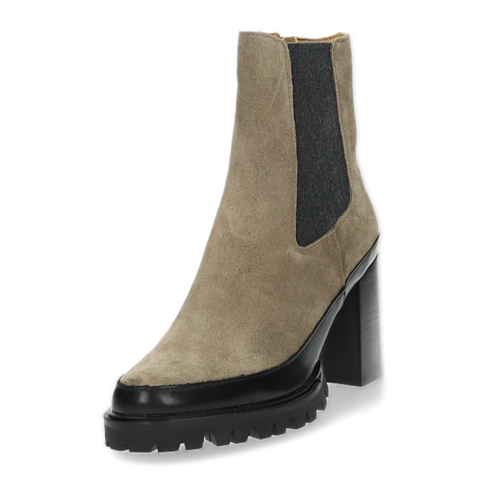 taupe enkellaars