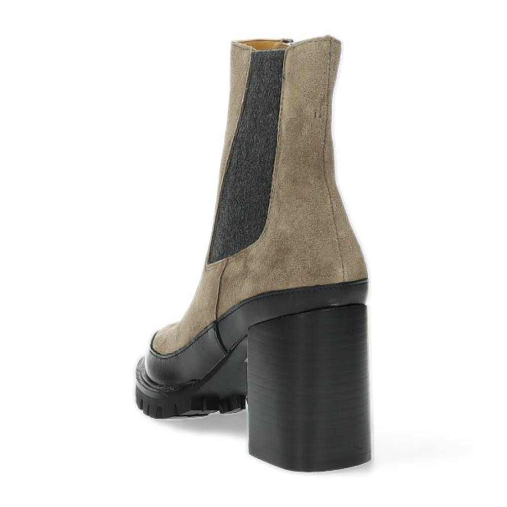 taupe enkellaars