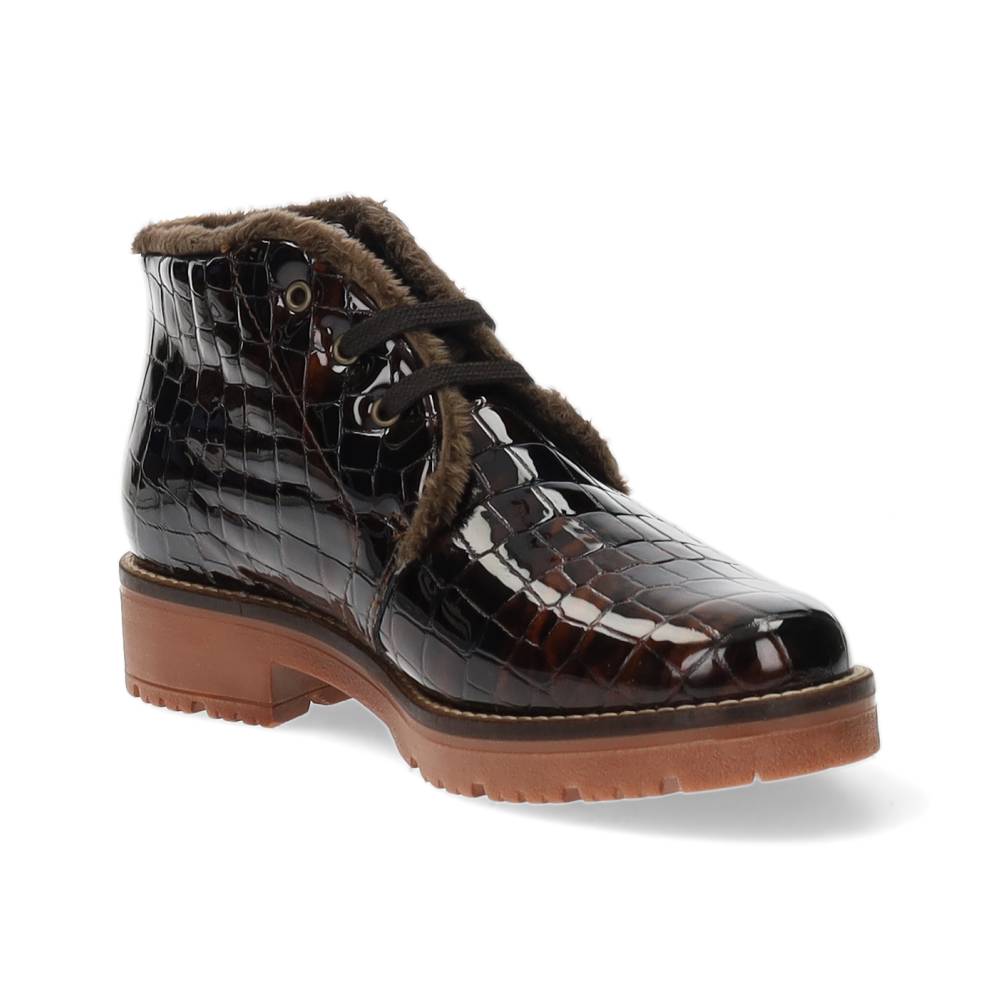 bruine veterschoen hoog