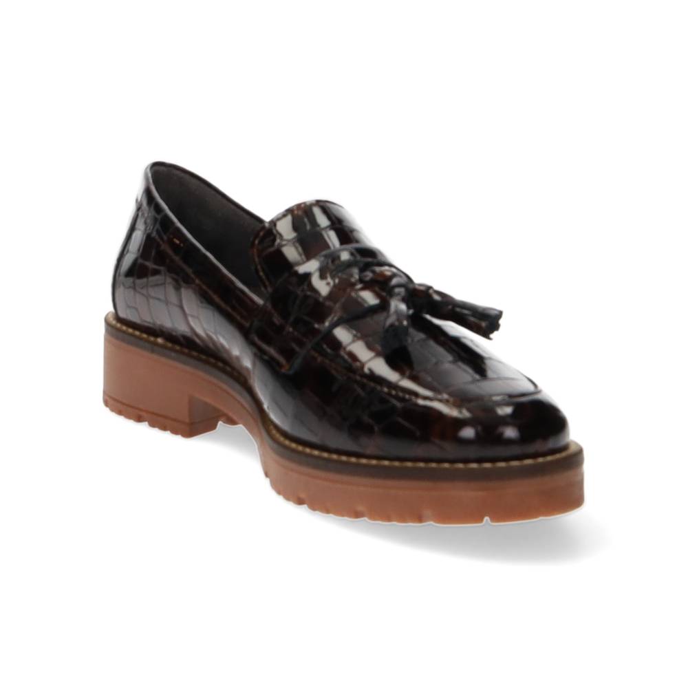 bruine mocassin
