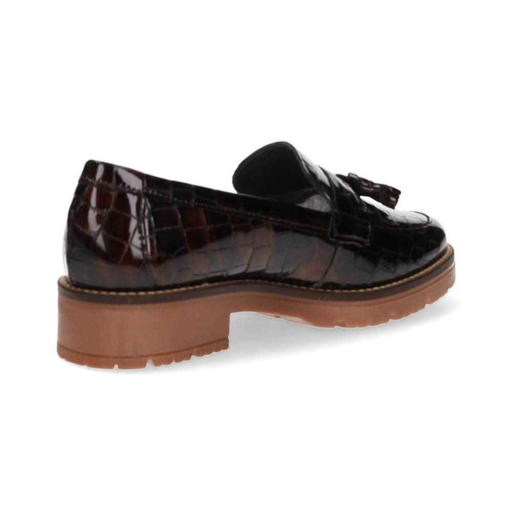 bruine mocassin