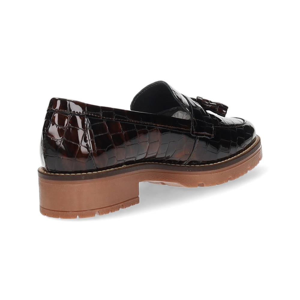 bruine mocassin