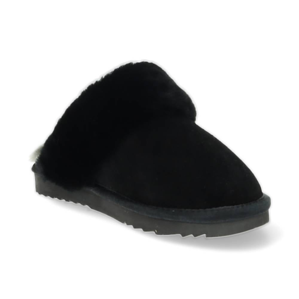 zwarte pantoffel