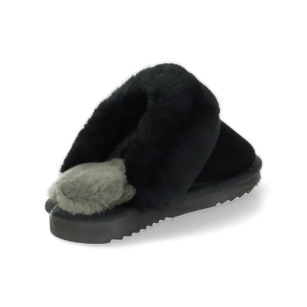 zwarte pantoffel