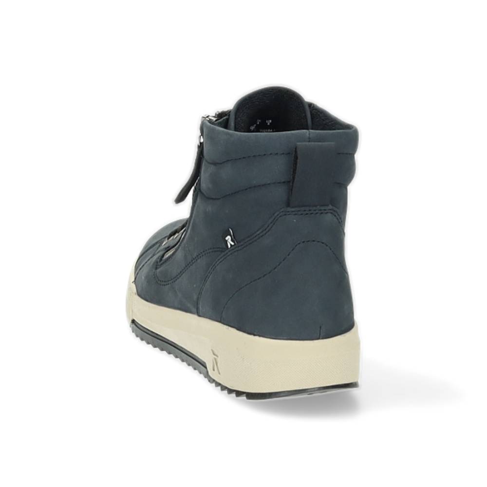 blauwe sneaker