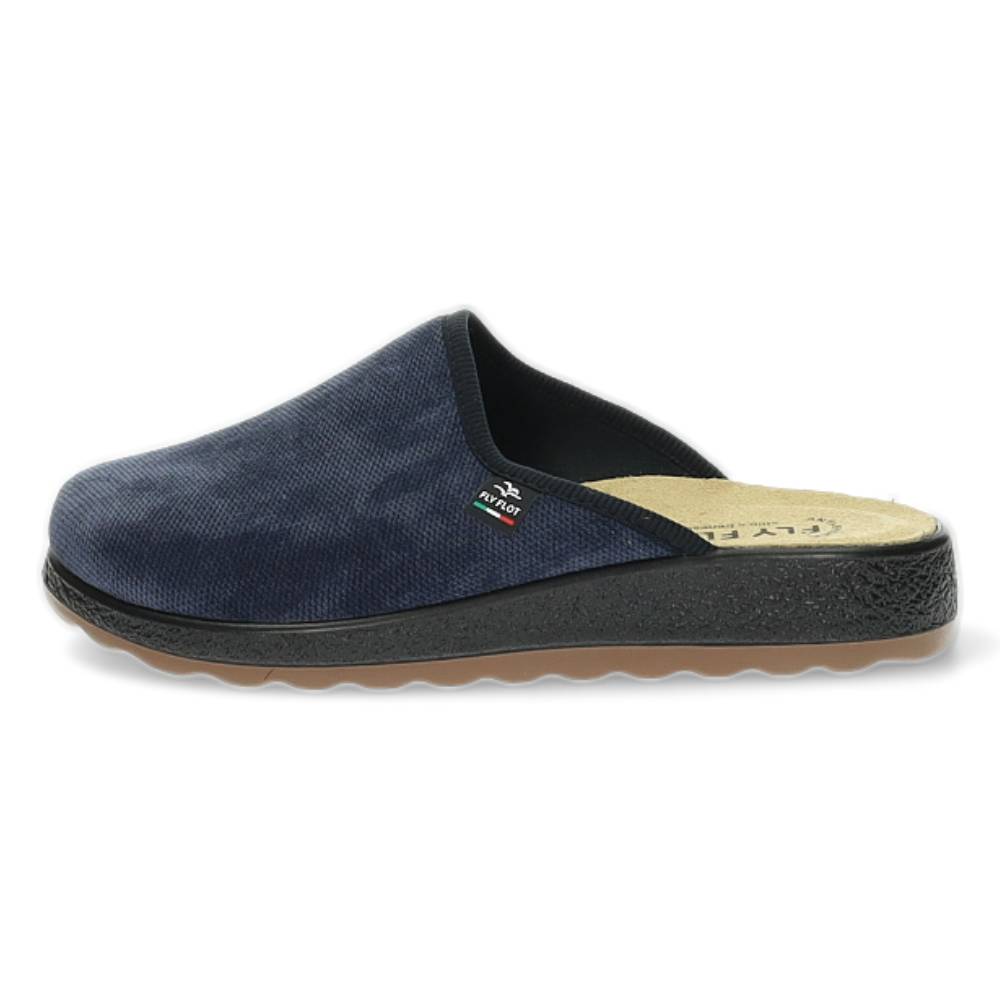 blauwe pantoffel