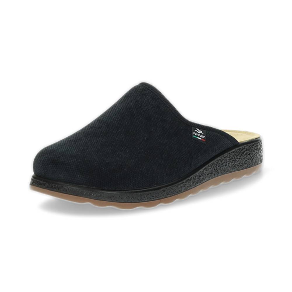 zwarte pantoffel