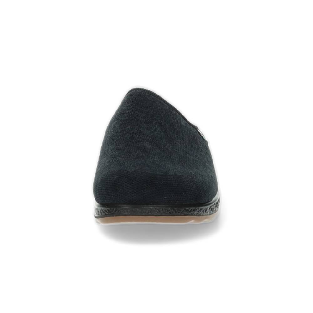 zwarte pantoffel