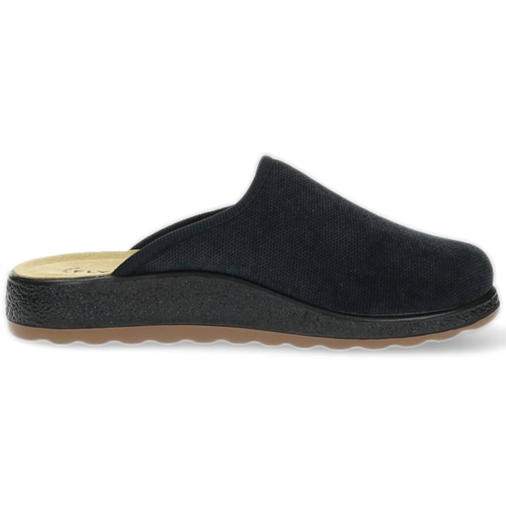 zwarte pantoffel