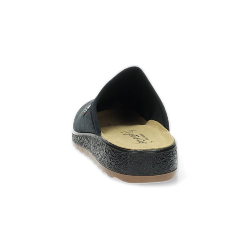 zwarte pantoffel