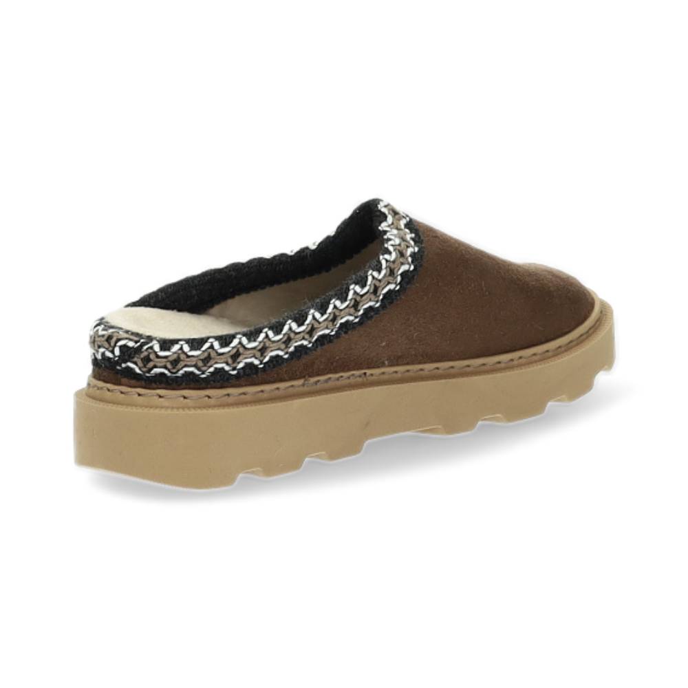 bruine pantoffel