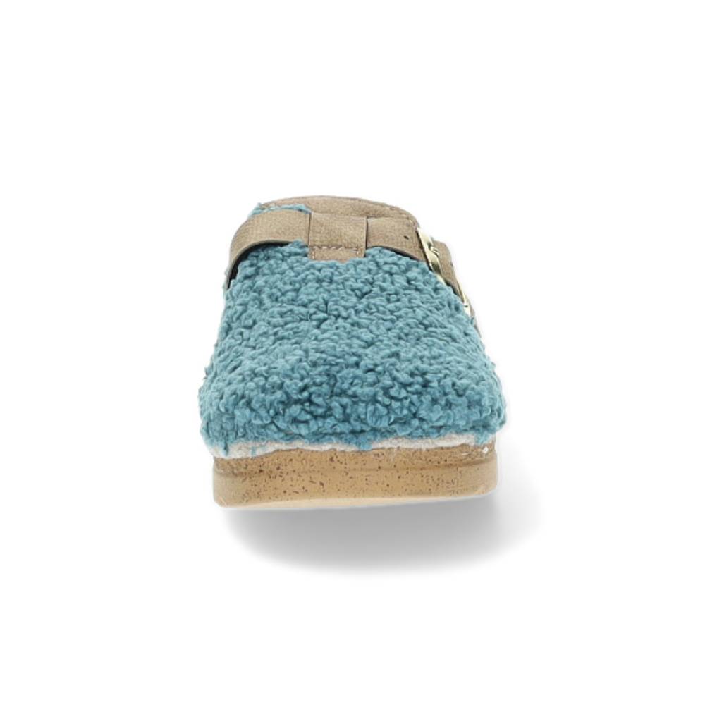 blauwe pantoffel