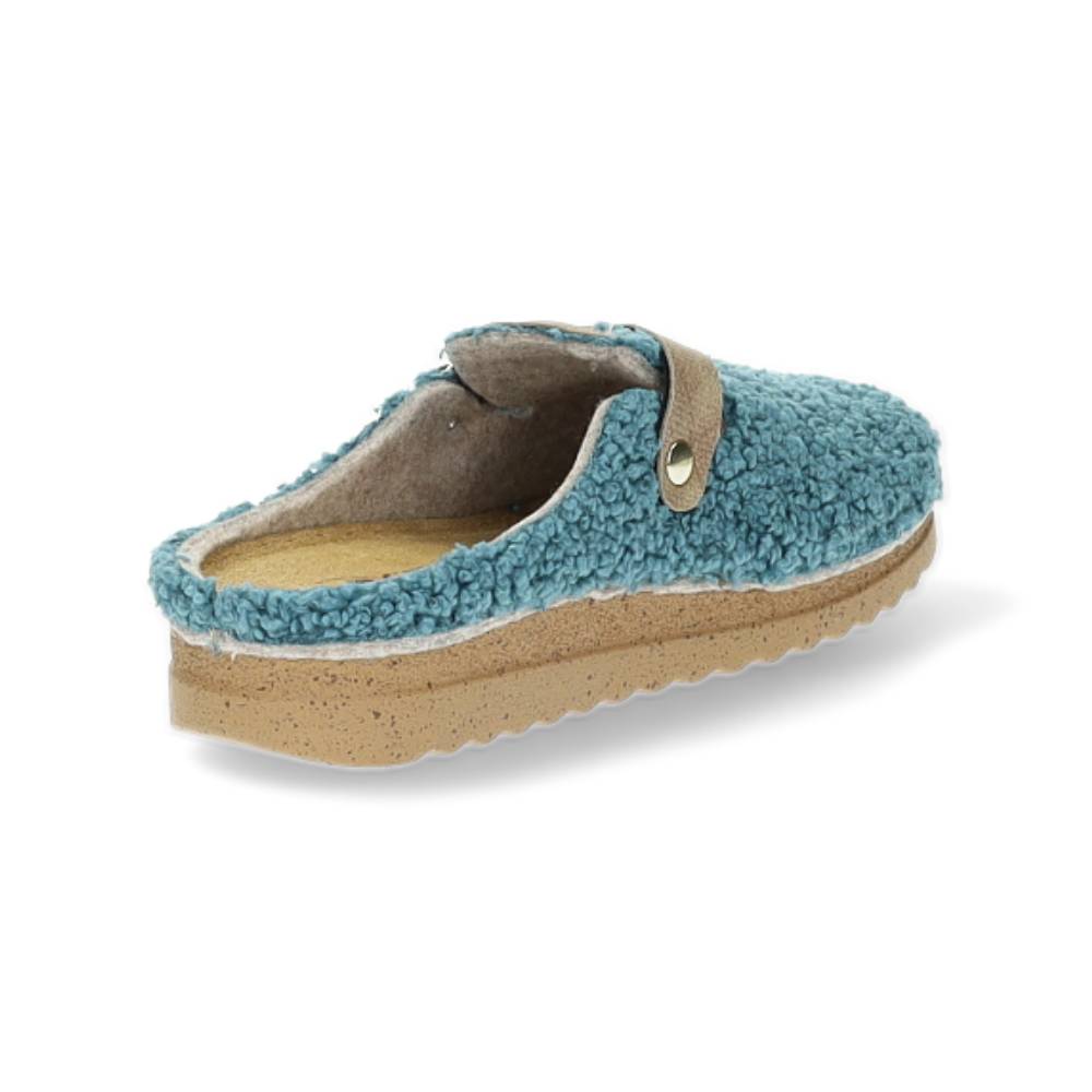 blauwe pantoffel